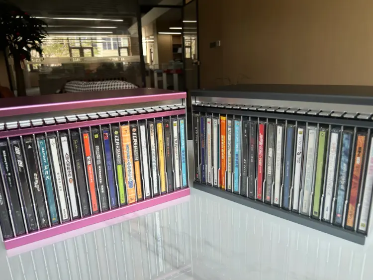 CD-opbevaringsstativer i aluminiumslegering